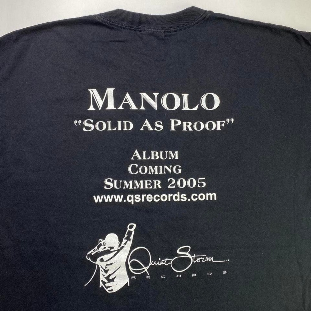 2000s Quiet Storm record - MANOLO promo shirt